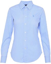 Polo Ralph Lauren Two-tone Cotton Shirt - Blue