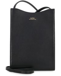A.P.C. - Jamie Leather Crossbody Bag - Lyst