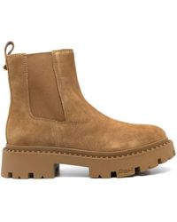 Ash - Round-toe Leather Boots - Lyst