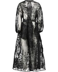 Rochas - Opera Coat In Embroidered Organza Clothing - Lyst