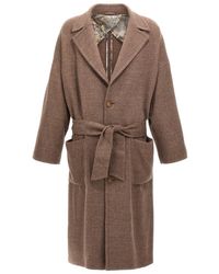 Etro - Single-Breasted Wool Coat - Lyst