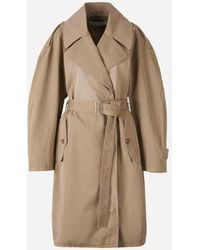 Acne Studios - Cotton Belt Trench Coat - Lyst