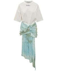 Off-White c/o Virgil Abloh - Bow Tie-dye Dress - Lyst