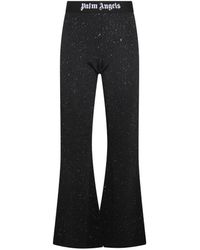 Palm Angels - And Viscose Blend Trousers - Lyst