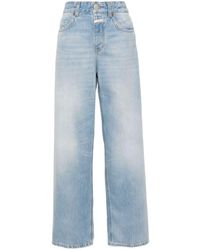 Closed - Mid-Rise Wide-Leg Jeans - Lyst