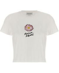Maison Kitsuné - 'Floating Flower' T-Shirt - Lyst