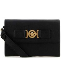 Versace - Leather Medusa Biggie Crossbody Bag - Lyst