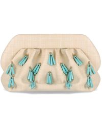 THEMOIRÈ - Bios Paper Fringe Butter Clutch Bag - Lyst