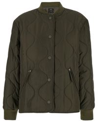 A.P.C. - 'Camila' Military Jacket With Snap Buttons - Lyst