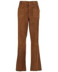 Ba&sh - Pants With Belt Loops And Applied Pockets - Lyst