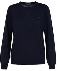 A.P.C. - 'Philo' Wool Sweater - Lyst