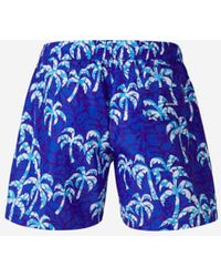 Kiton - Palm Trees Motif Swimsuit - Lyst