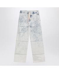 Dries Van Noten - Light Jeans With Drawstring - Lyst
