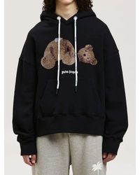Palm Angels Bear Hoodie in Black for Men | Lyst Canada
