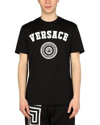 Versace Medusa Print T-shirt - Black