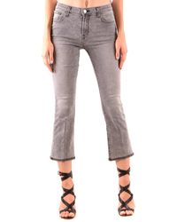 J Brand Denim Cropped Jeans in het Grijs Dames Kleding voor voor Jeans voor 7/8 en cropped jeans 