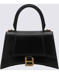 Balenciaga - Leather Hourglass S Top Handle Bag - Lyst