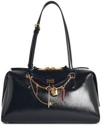 Dolce & Gabbana - 'victory' Black Leather Handbag - Lyst