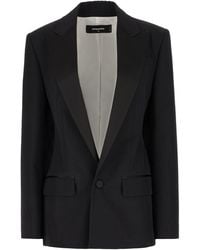 DSquared² - Wool Blazer - Lyst