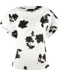 Liviana Conti - Rose Cotton Shirt Boat Neckline - Lyst