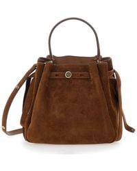 Tory Burch - Romy Suede Bucket Bag - Lyst