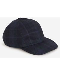 Isaia - Checked Motif Cap - Lyst
