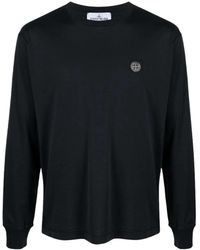 Stone Island - T-shirts And Polos Blue - Lyst