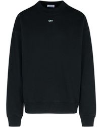 Off-White c/o Virgil Abloh - 'Vibe Arrow' Cotton Sweatshirt - Lyst