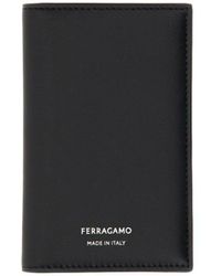 Ferragamo - Credit Card Holder With Logo - Lyst