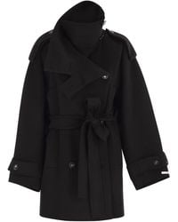 Sportmax - Bouquet1234 - Short Wool Trench Coat - Lyst