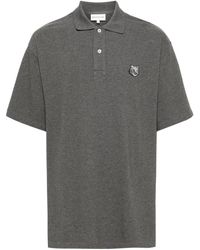 Maison Kitsuné - Fox Motif Polo Shirt - Lyst