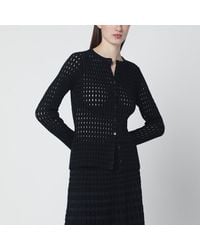Jonathan Simkhai - Mabel Openwork Knit Cardigan - Lyst