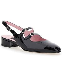 CAREL PARIS - 'peche' Black Mary Jane Pumps In Patent Leather Woman - Lyst