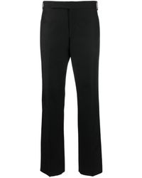Lardini - Tapered Leg Trousers With Ironed Crease - Lyst