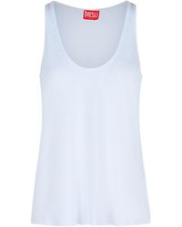 DIESEL - Cotton Blend Tank Top - Lyst