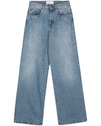 GIUSEPPE DI MORABITO - Wide-Leg Denim Jeans - Lyst
