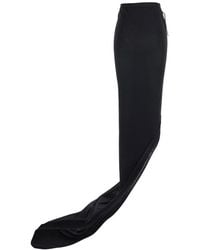 Rick Owens - 'Edfu' Skirt With Elastic Waist And Side Drawstring - Lyst