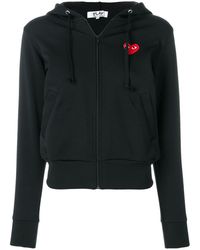 COMME DES GARÇONS PLAY - Sweatshirt With Patch - Lyst