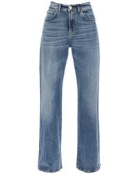 Pinko - Wanda Loose Jeans With Wide Leg - Lyst