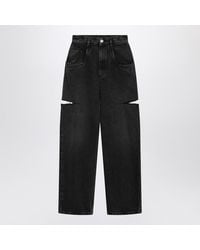Maison Margiela - Washed Jeans With Side Rips - Lyst