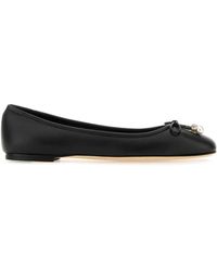 フラットシューズ JIMMY CHOO Slate Rubber The Jelly Ballerinas Jimmy Choo Slate Rubber The Jelly Ballerinas In Black | ModeSens