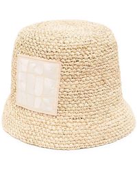 Jacquemus - Ficiu Embroidered Raffia Bucket Hat - Lyst