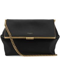 Saint Laurent - Leather Medium Fanny Shoulder Bag - Lyst