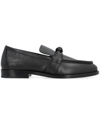 Bottega Veneta - Astaire Leather Loafers - Lyst