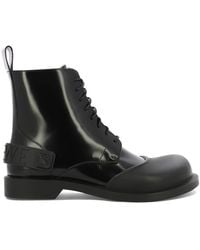 Loewe - "Campo" Lace-Up Boots - Lyst