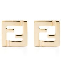 Fendi - Forever-Coloured Metal Earrings Accessories - Lyst