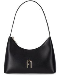 Furla - Diamante Mini Black Shoulder Bag - Lyst