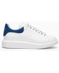 Alexander McQueen - White/blue Oversize Sneakers - Lyst