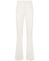 Pinko - Hulka Flared Viscose Trousers - Lyst