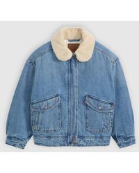 Levi's - Sherpa Bomber 1 Turning Heads - Lyst